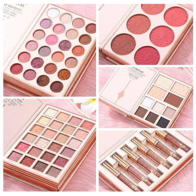 ๐50% OFF NOW! All-in-One Makeup Book Palette, Multi Layer Eyeshadow Blush Contour Highlight Makeup Kit for Daily & Party Makeup