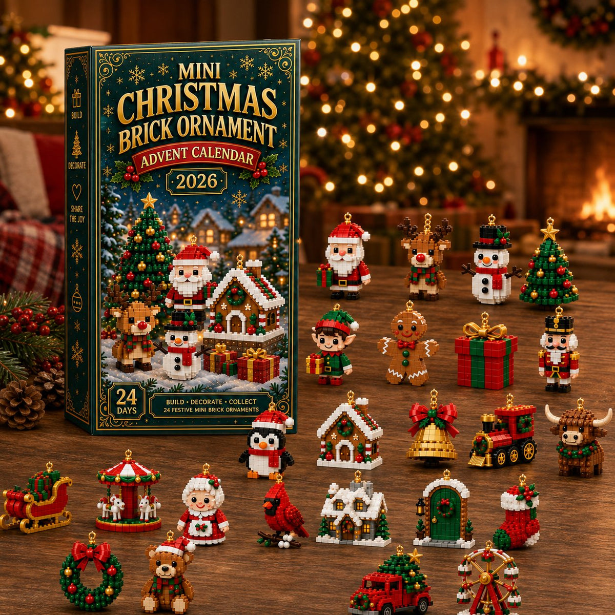 ๐ 24-Day Mini Christmas Ornament Advent Calendar