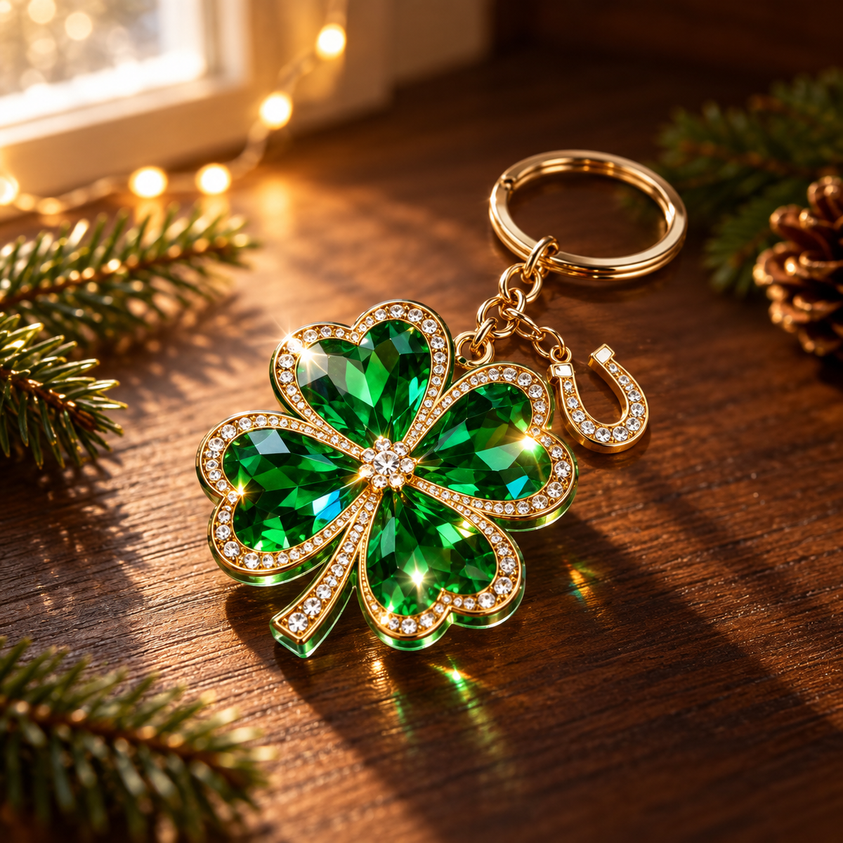 Lucky Clover Keychain