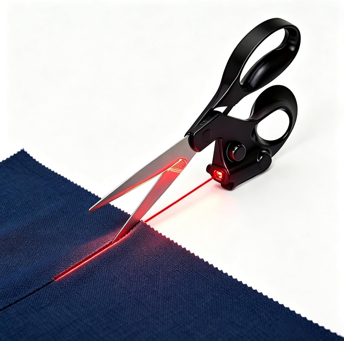 ✂️ Laser Guided Scissors – Precision Cutting Tool for Sewing, Crafts & DIY Projects