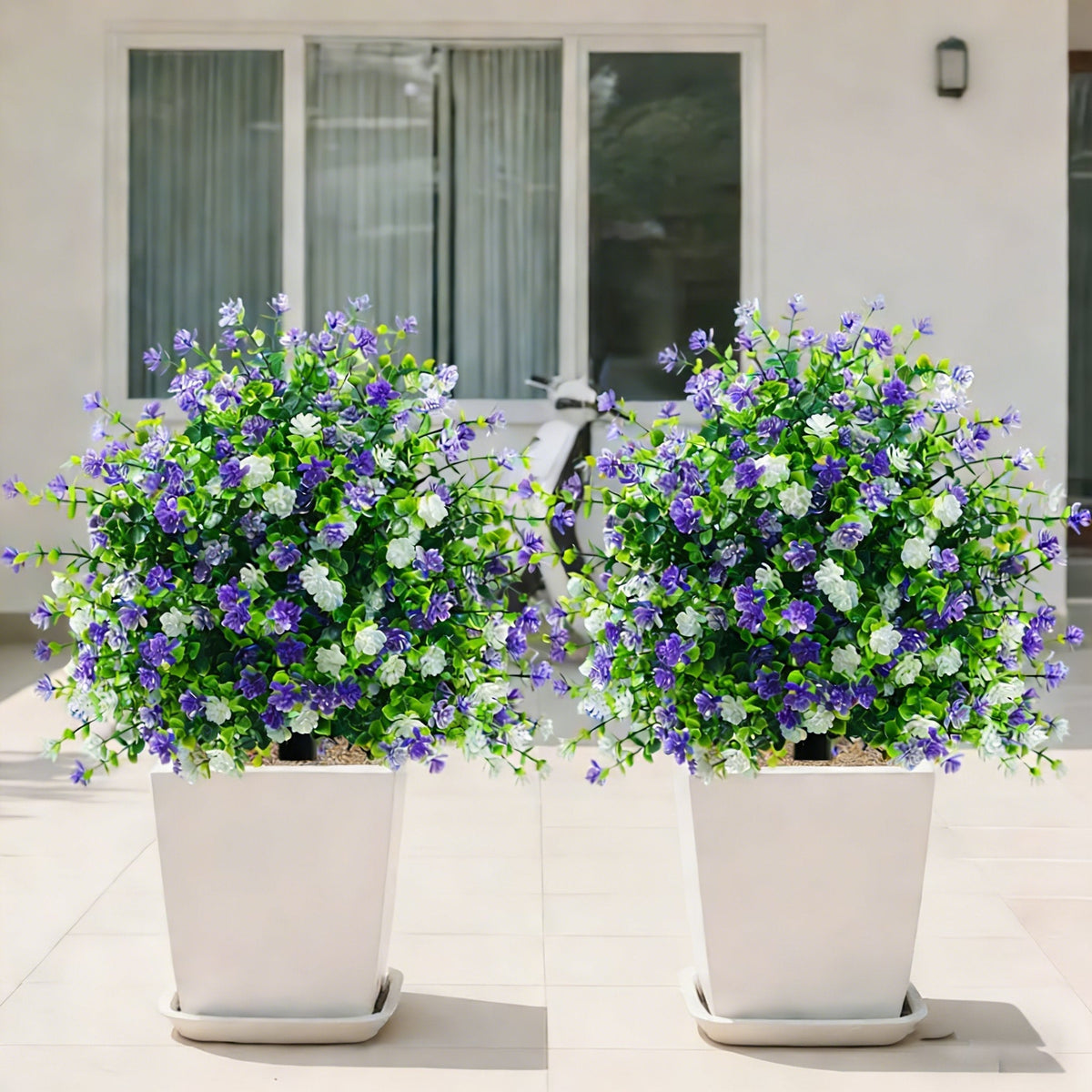 🔥Artificial potted trees with ground stake