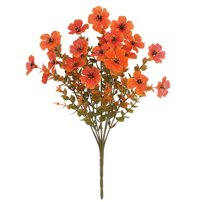 🧡🍂Artificial Autumn Violet Silk Flower Bouquet