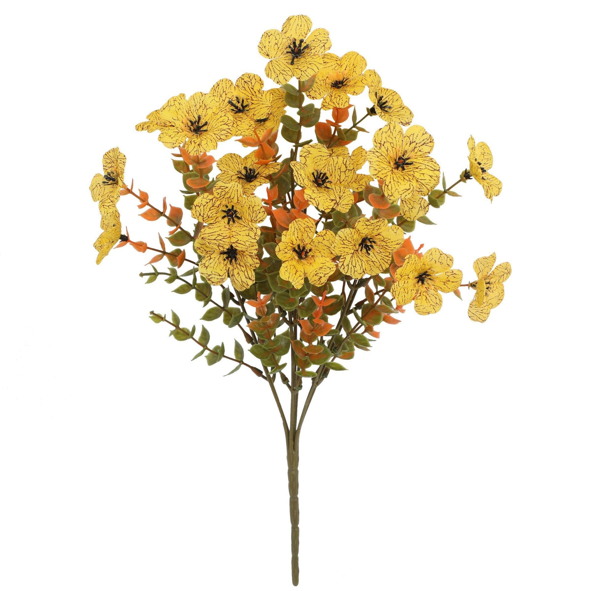 🧡🍂Artificial Autumn Violet Silk Flower Bouquet