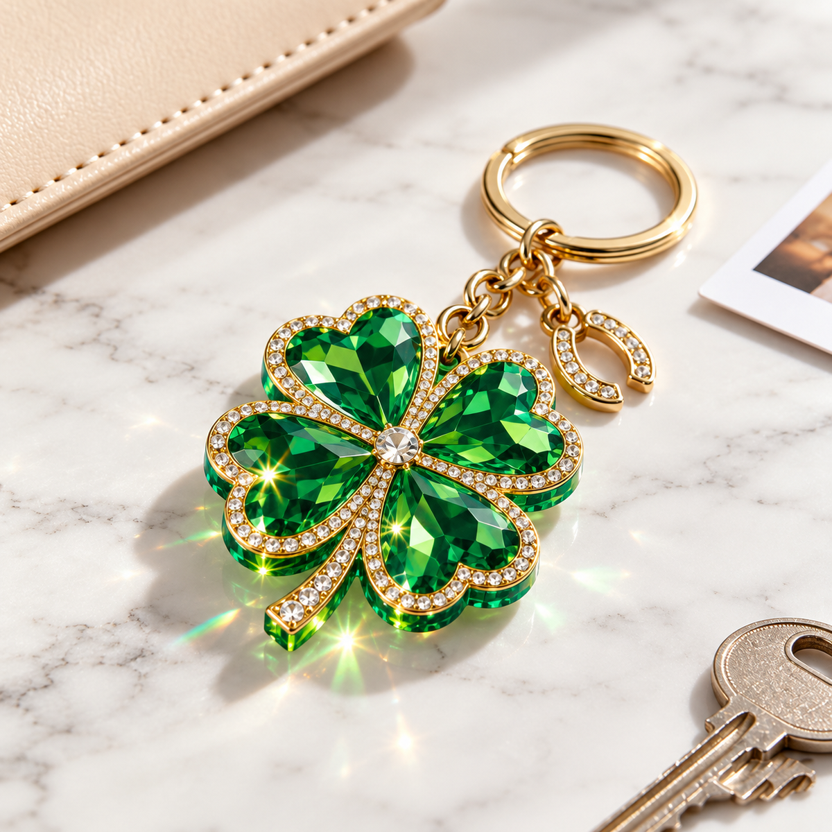 Lucky Clover Keychain