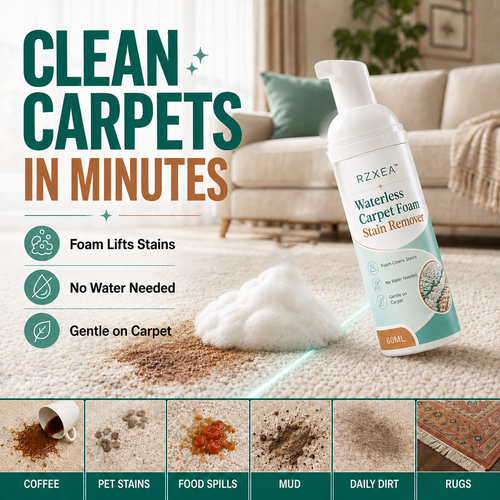 🔥LOWEST PRICE - 50% OFF | RZXEA™ Waterless Carpet Foam Stain Remover