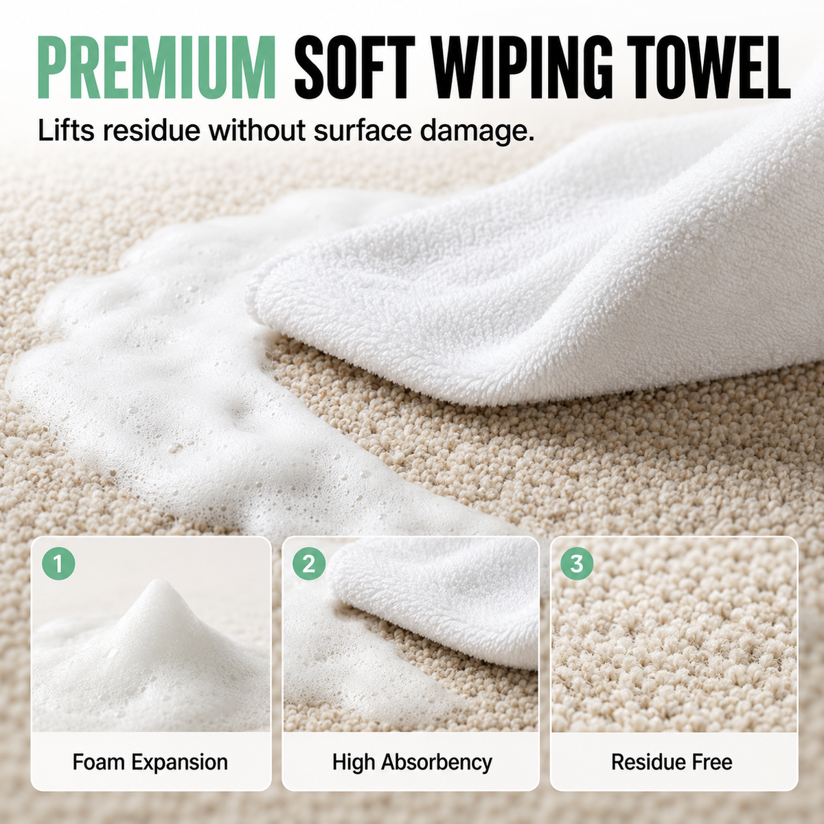 🔥LOWEST PRICE - 50% OFF | RZXEA™ Waterless Carpet Foam Stain Remover