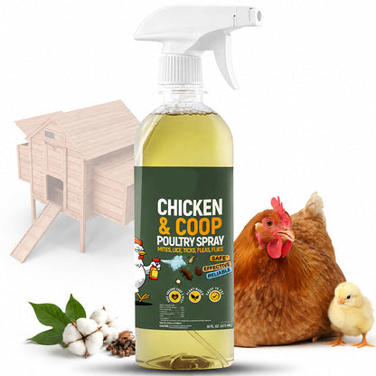 📢📢LIMITED-TIME 50% OFF!⚡🐔Poultry & Chicken Coop Mite and Lice Spray❄️