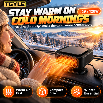 🔥Limited Time 50%OFF ⚡Portable Car Heater Defroster with 360-Degree Rotating Base