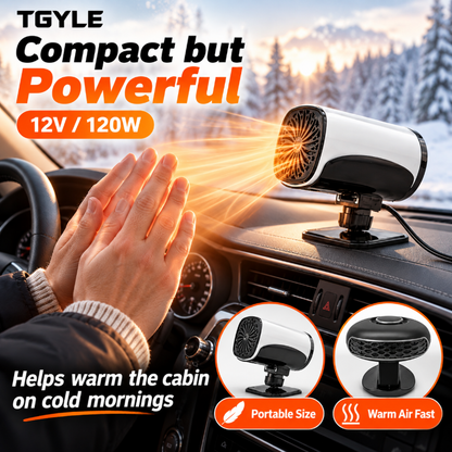 🔥Limited Time 50%OFF ⚡Portable Car Heater Defroster with 360-Degree Rotating Base