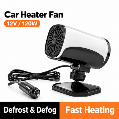 🔥Limited Time 50%OFF ⚡Portable Car Heater Defroster with 360-Degree Rotating Base