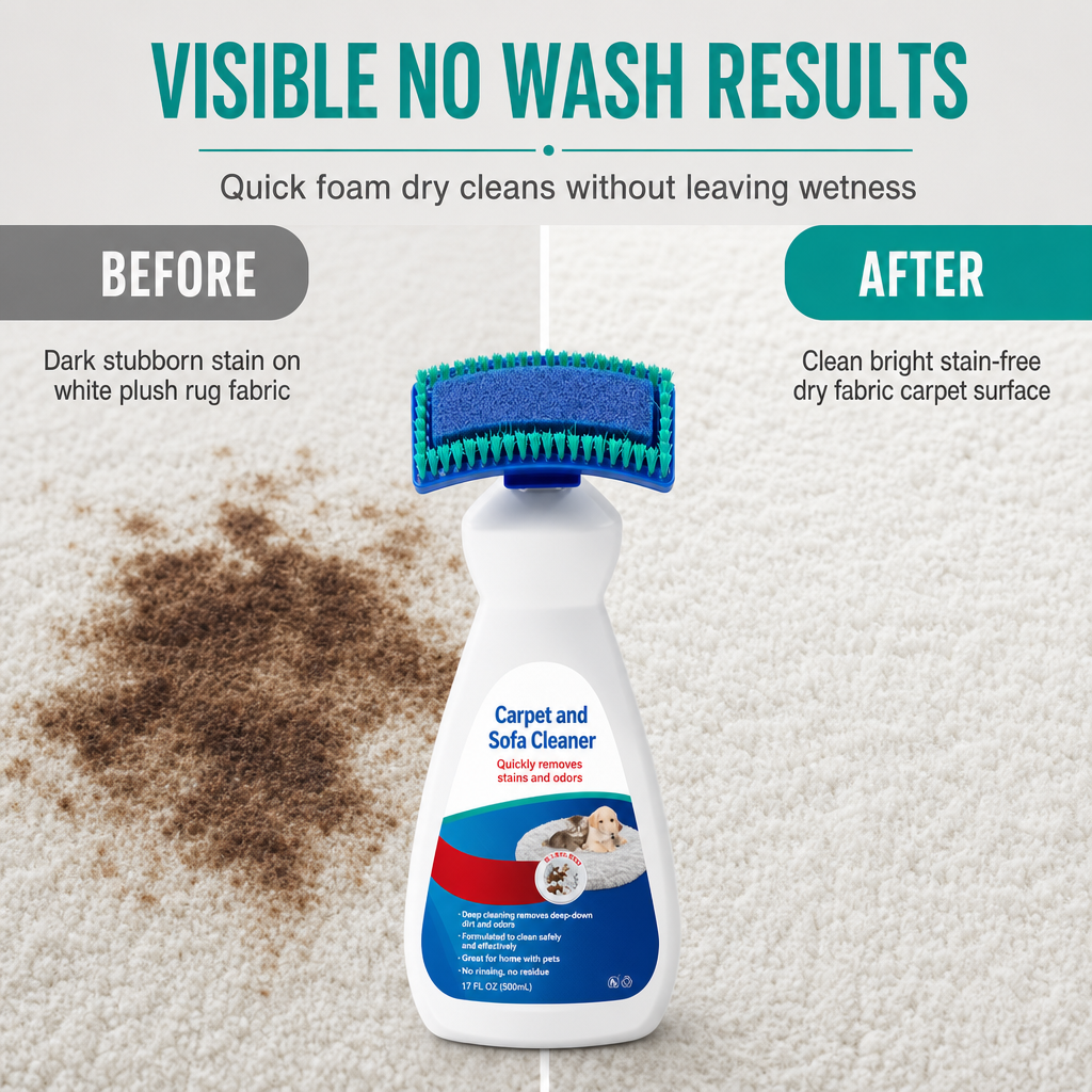 ❤️Buy 1 Get 1 Free🎉Waterless Fabric and Carpet Cleaner
