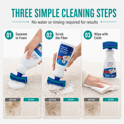 ❤️Buy 1 Get 1 Free🎉Waterless Fabric and Carpet Cleaner