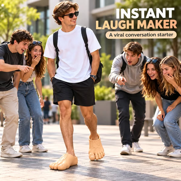 🤘Giant Barefoot Novelty Slides – Turn Heads & Bring Instant Laughs Everywhere You Walk!
