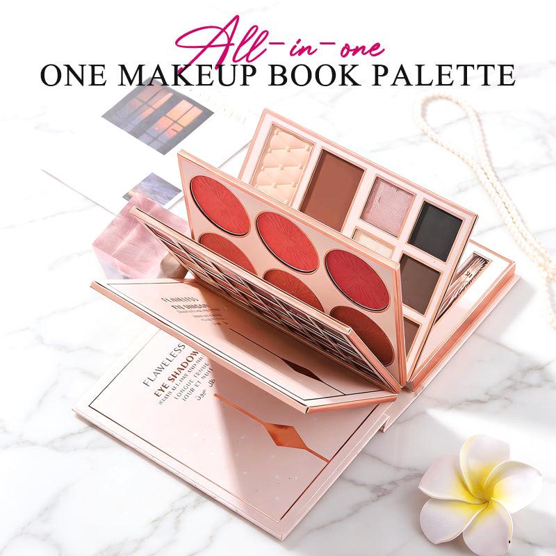 💄50% OFF NOW! All-in-One Makeup Book Palette, Multi Layer Eyeshadow Blush Contour Highlight Makeup Kit for Daily & Party Makeup