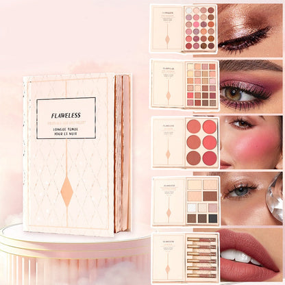 💄50% OFF NOW! All-in-One Makeup Book Palette, Multi Layer Eyeshadow Blush Contour Highlight Makeup Kit for Daily & Party Makeup