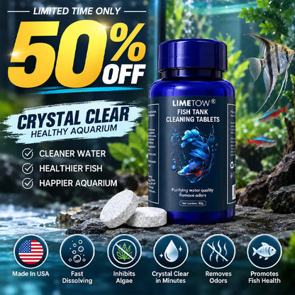 Limited-Time Offer ⚡LIMETOW® FISH TANK CLEANING TABLETS