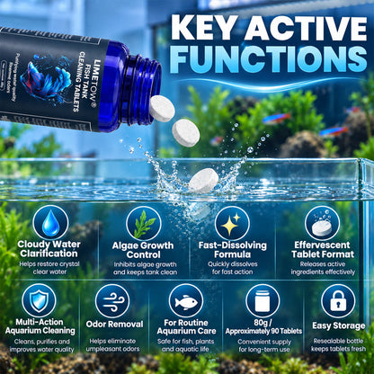 Limited-Time Offer ⚡LIMETOW® FISH TANK CLEANING TABLETS