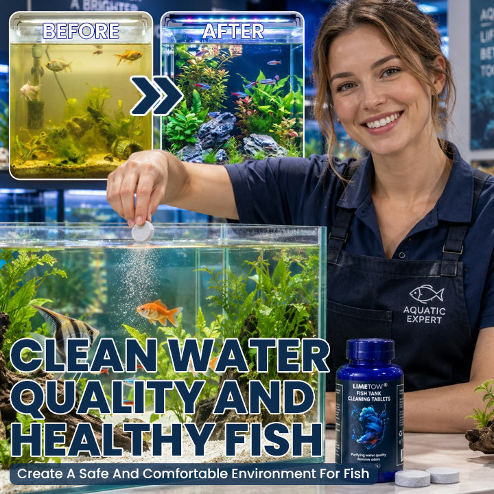 Limited-Time Offer ⚡LIMETOW® FISH TANK CLEANING TABLETS