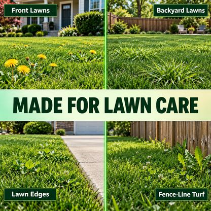 🔥 5-in-1 Weed & Feed | Fast-Acting Dual-Action Granules for Stubborn Lawn Weeds & a Greener-Looking Lawn