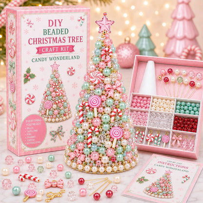 DIY Beaded Christmas Tree Craft Kit