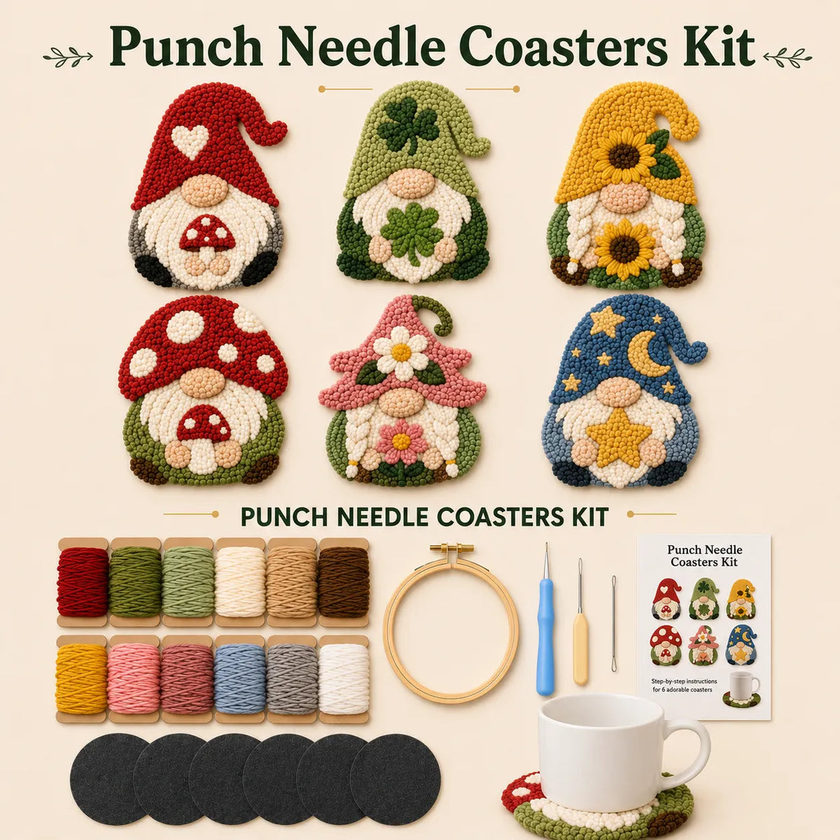 DIY Beaded Christmas Tree Craft Kit
