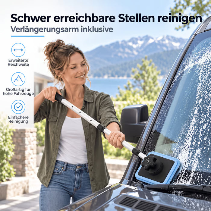 🚗 Special offer for the first 50 customers 🧽 Double-sided magnetic car window cleaner | Streak-free auto glass cleaning kit