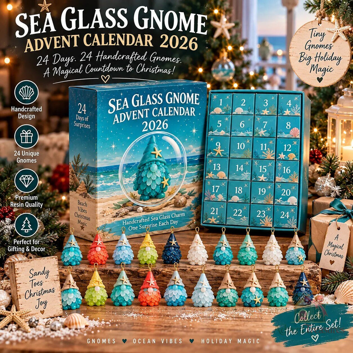 Sea Glass Gnome Advent Calendar 2026