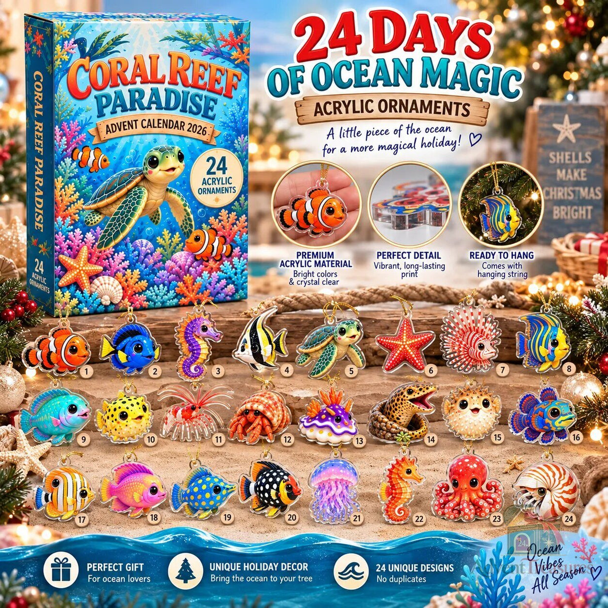 Sea Glass Gnome Advent Calendar 2026