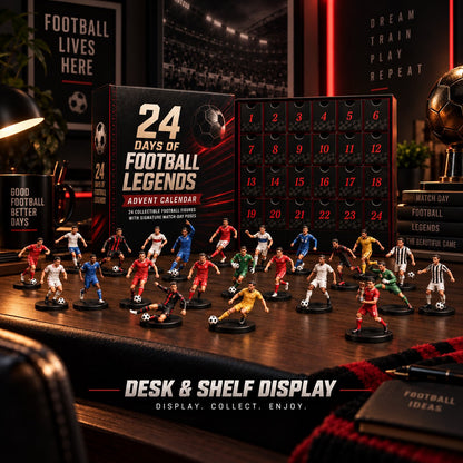 ✨24 Days of Football Legends Advent Calendar | 24 Collectible Player Figures