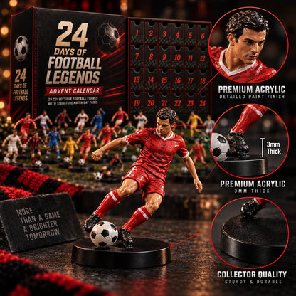 ✨24 Days of Football Legends Advent Calendar | 24 Collectible Player Figures
