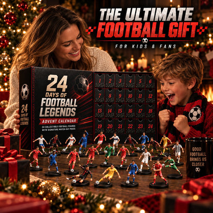 ✨24 Days of Football Legends Advent Calendar | 24 Collectible Player Figures