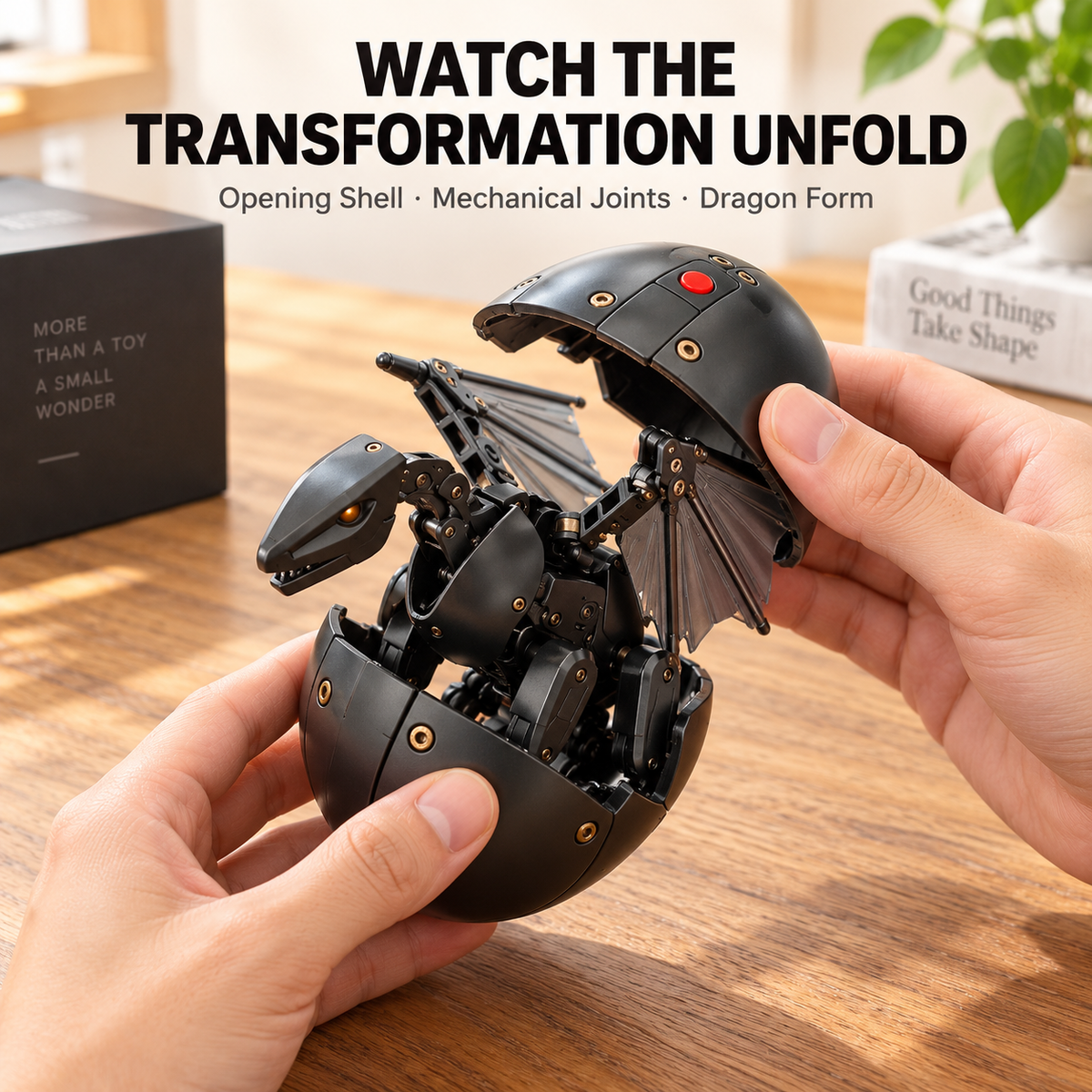 🐉🔥 DragonMorph Magic Egg – Transform Into a Mighty Mechanical Dragon! 🥚✨