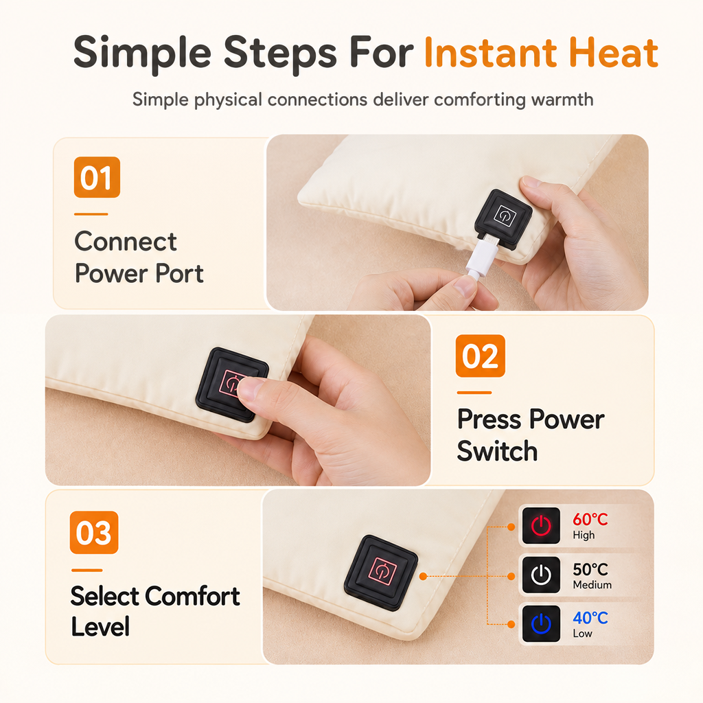 ⏳Limited-time 50% off⏰Portable Rechargeable Graphene Hand Warmer | Waterless Explosion Proof Plush Handheld Heating Bag♨️💦