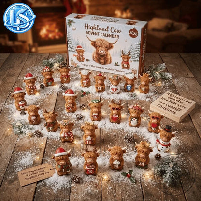Highland Cow Advent Calendar 2026 Special Christmas Edition