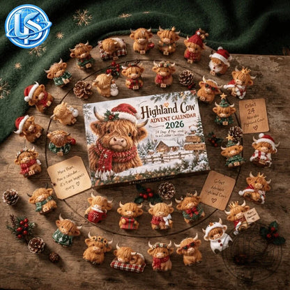 Highland Cow Advent Calendar 2026 Special Christmas Edition