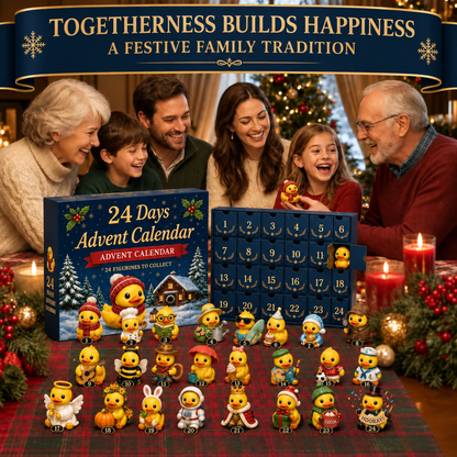🐥 24 Days of Duck Magic – Advent Calendar with 24 Cute Christmas Ducks to Collect 🎄 (Flat Print on Acrylic)