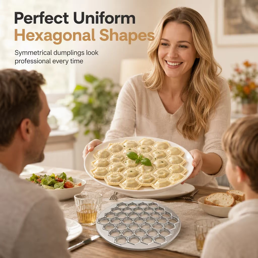 🥟 37-Hole Dumpling Mold | Fast Batch Maker