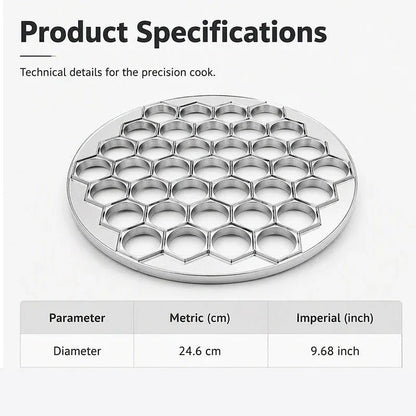 🥟 37-Hole Dumpling Mold | Fast Batch Maker