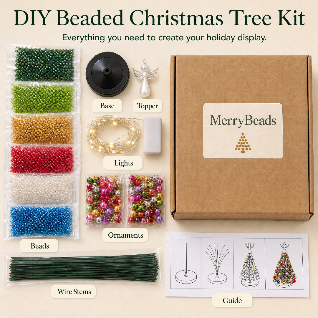 ✨50% Off for Christmas 🎄 Beaded Christmas Tree Kit