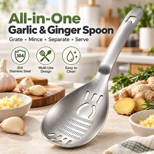 5 in 1 Multifunction Cooking Spoon,304 Stainless Steel Egg Slotted spoon